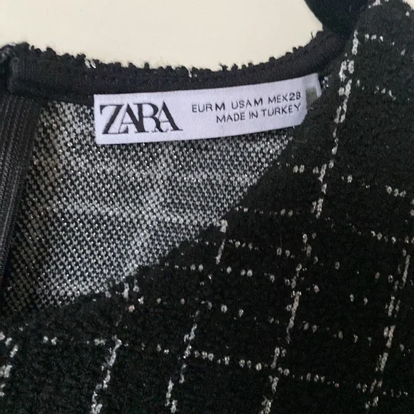 Zara Black and White Dress - Picture 3 of 4